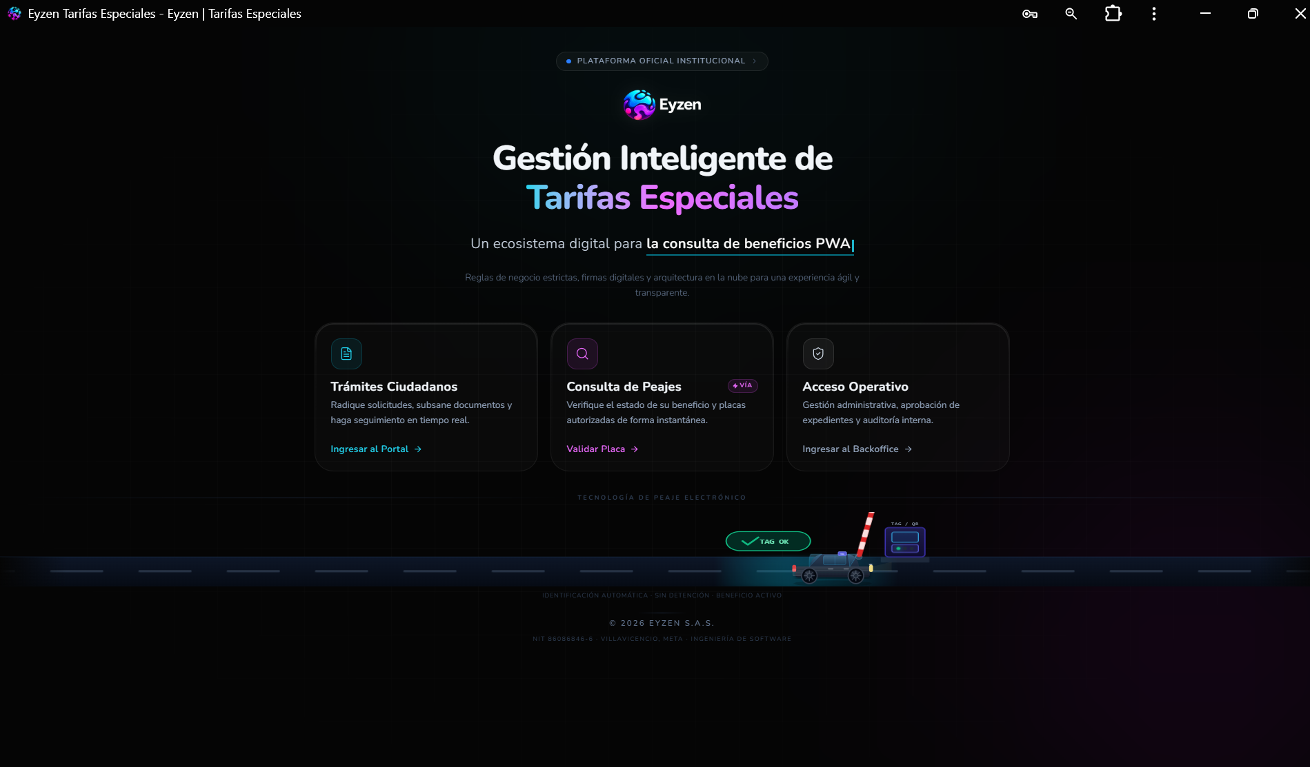 Captura de Plataforma TED